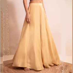 Gajra Gang by Fashion Pataka Gold Skirt